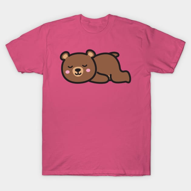 Sleeping Bear T-Shirt by yellowline